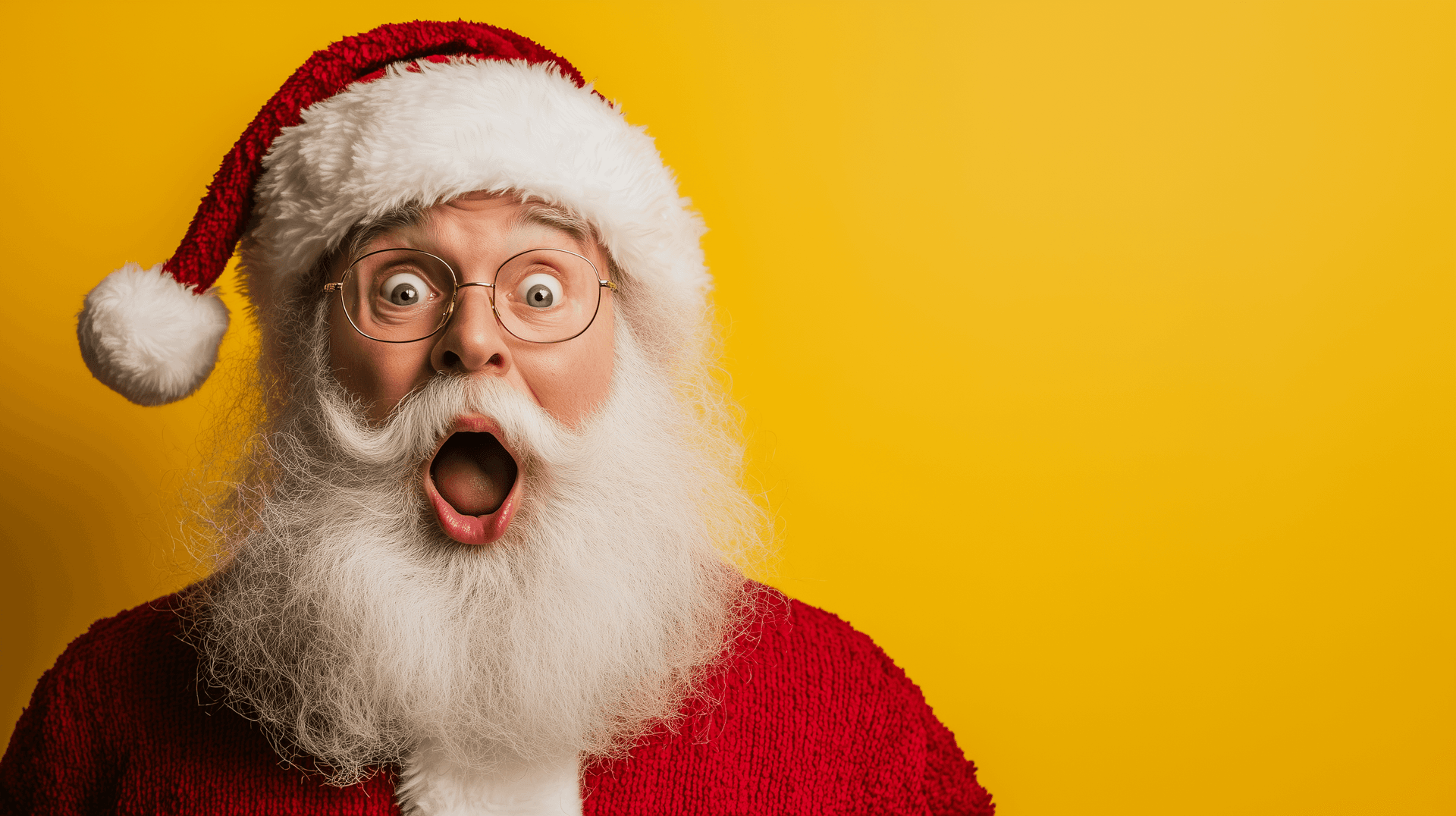 Surprised Santa Claus